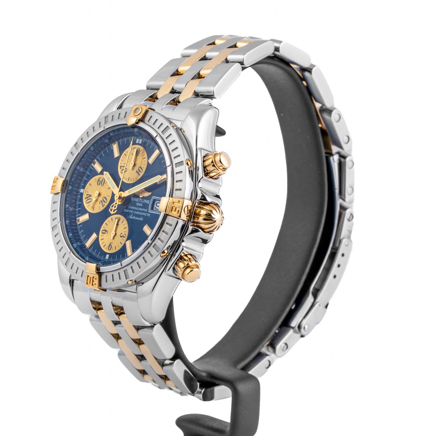 Breitling Chronomat Evolution Two-Tone Blue Dial 44mm - B13356