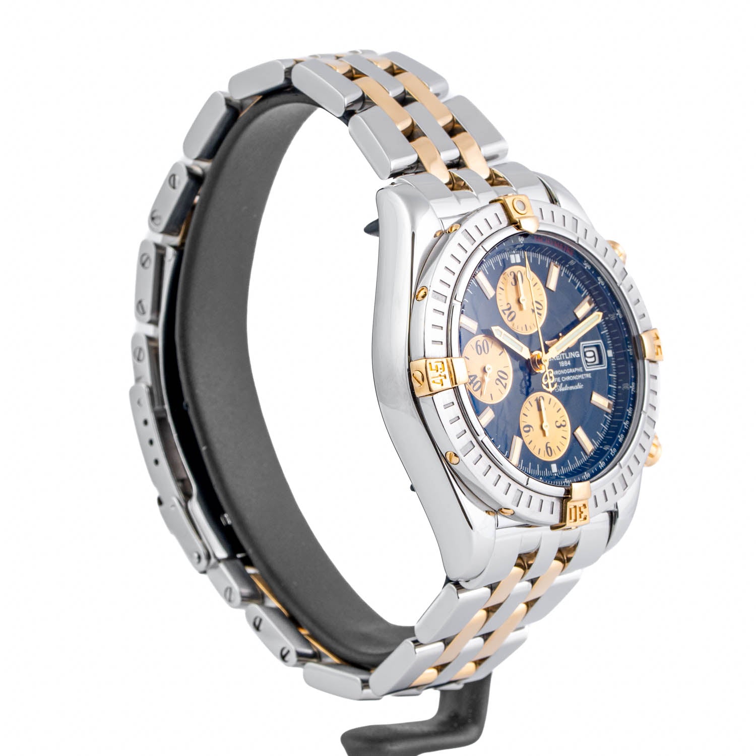 Breitling Chronomat Evolution Two-Tone Blue Dial 44mm - B13356
