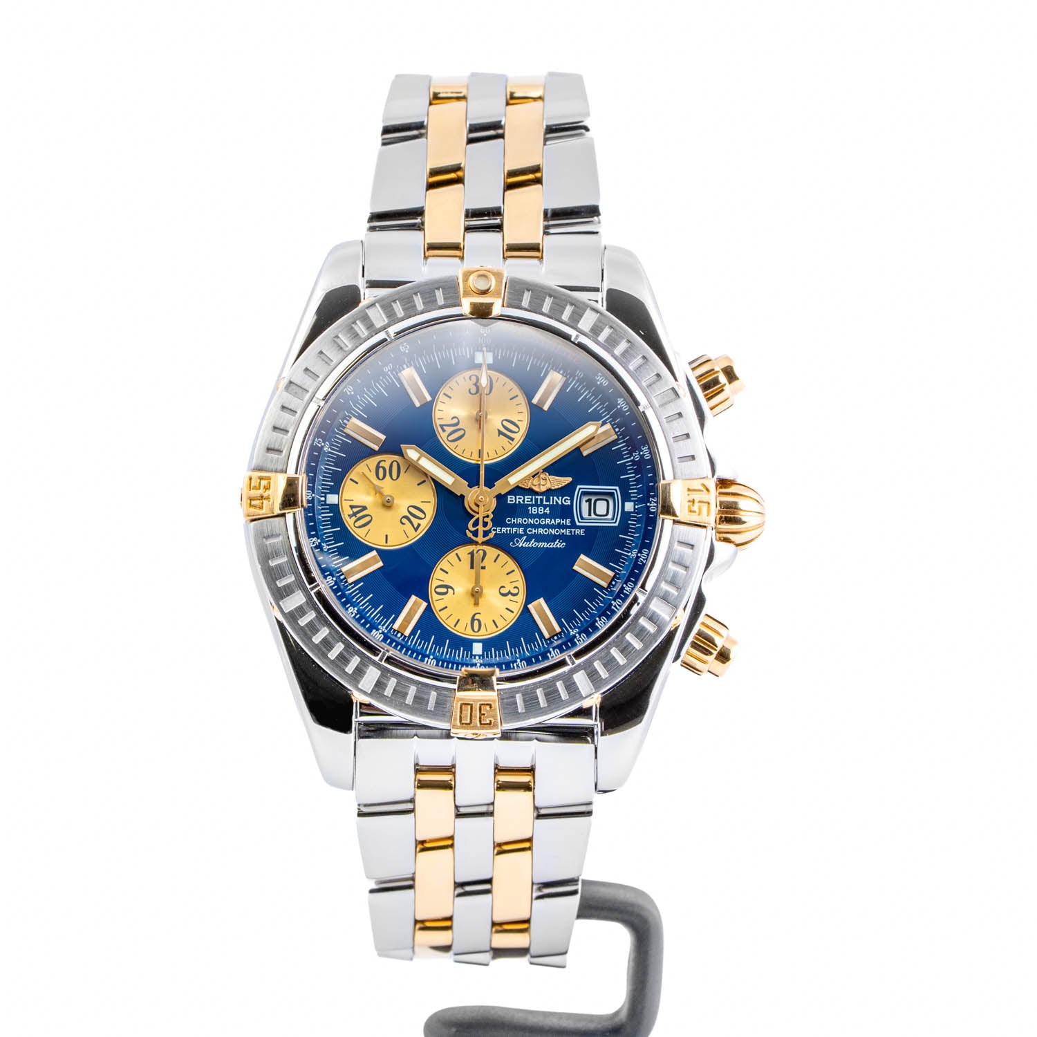 Breitling Chronomat Evolution Two-Tone Blue Dial 44mm - B13356