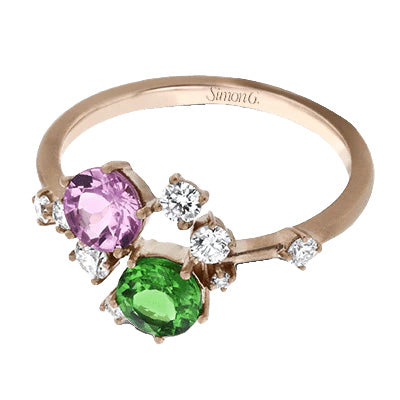 color ring rose gold