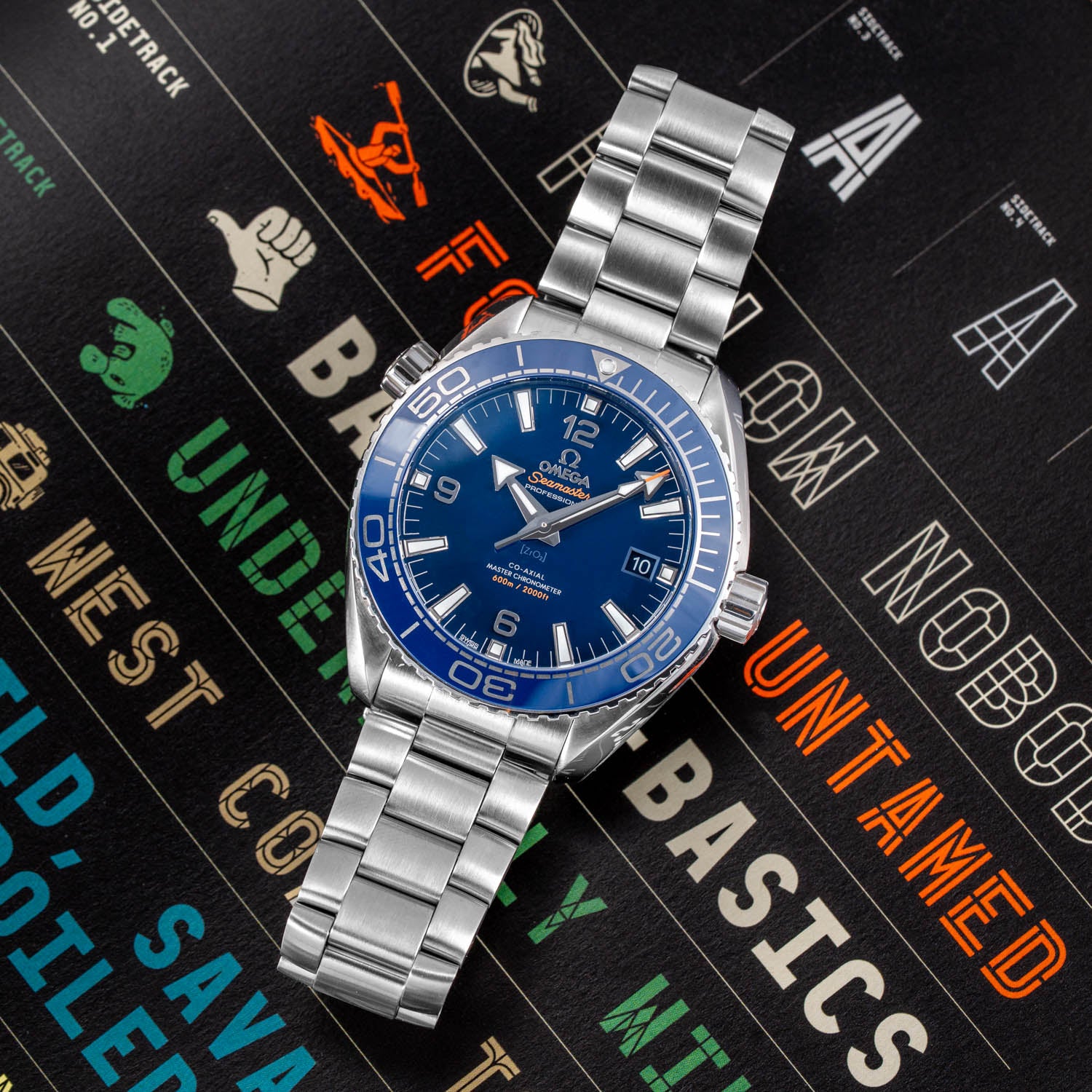 Omega Seamaster Planet Ocean 600M Blue Dial 43.5mm - 215.30.44.21.03.001