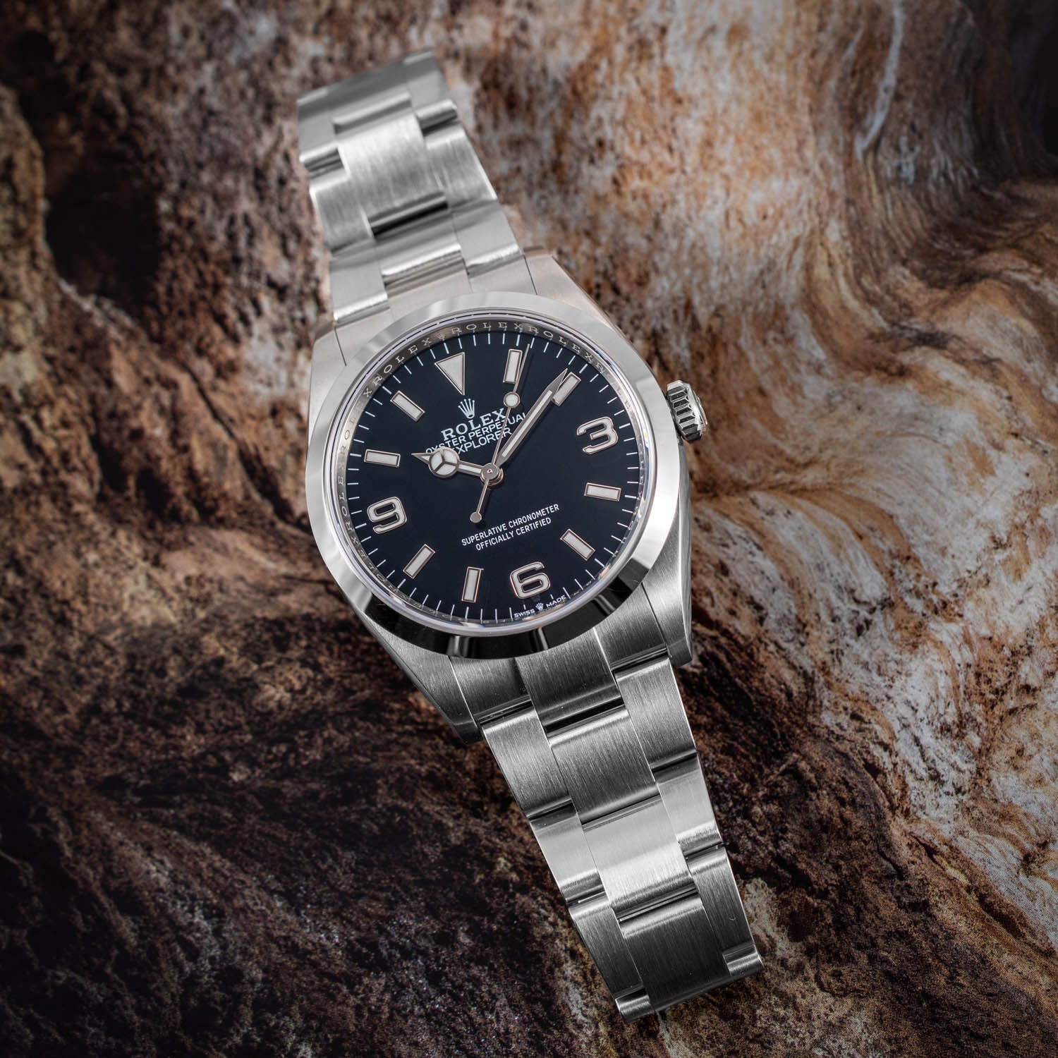 Rolex Explorer Black Dial 36mm - 124270