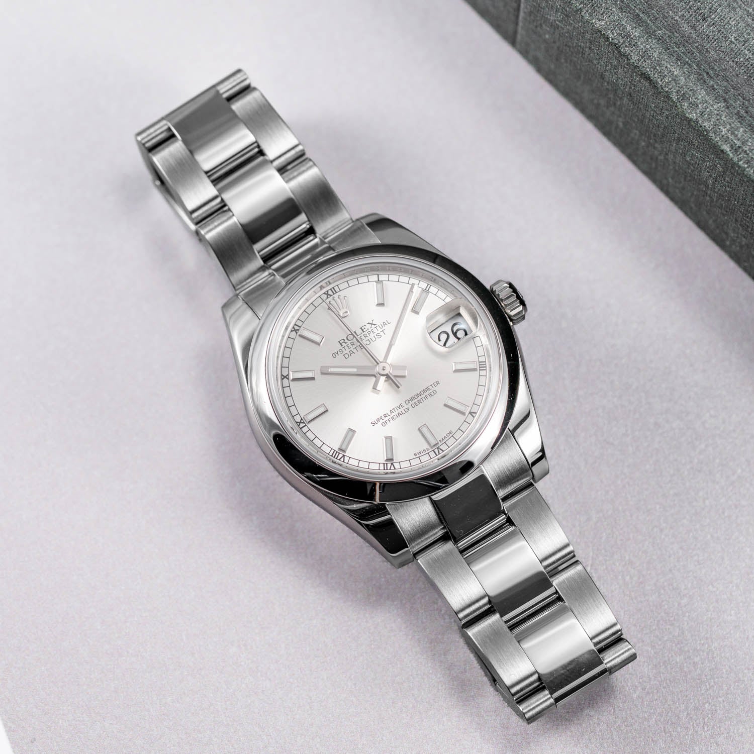 Rolex Datejust Silver Index Dial 31mm - 78240