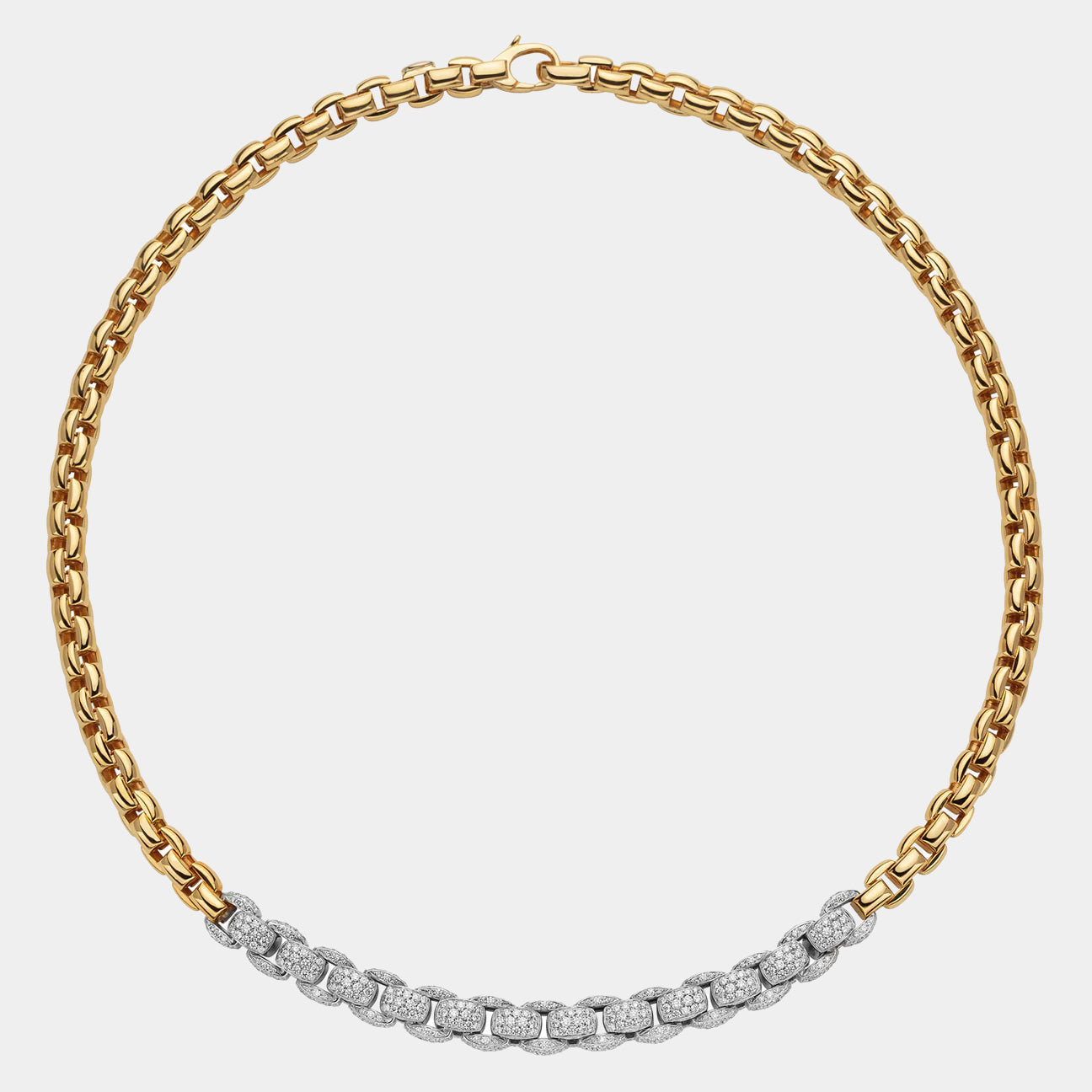 chain diamond necklace