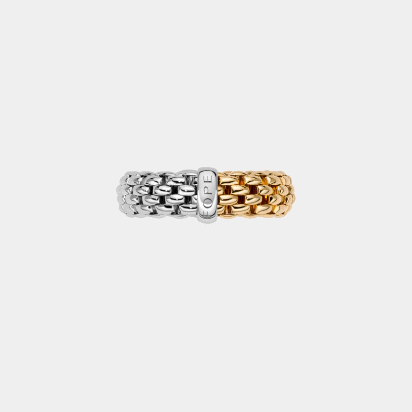 two tone mesh ring
