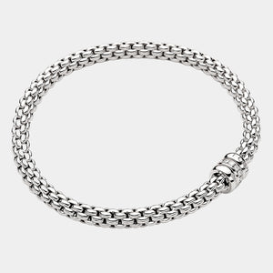 White Gold Flex'it Bracelet with diamonds