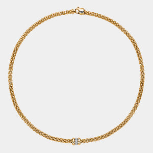 Solo Diamond Necklace in 18K Gold