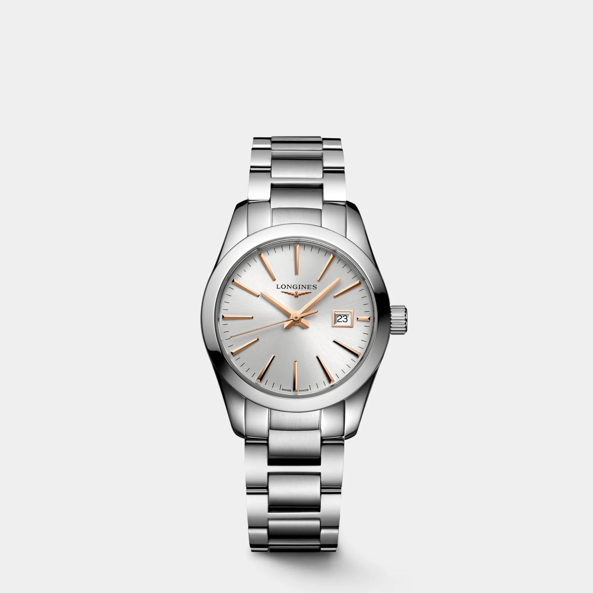 Conquest Classic 29.50mm - Silver Dial on Bracelet