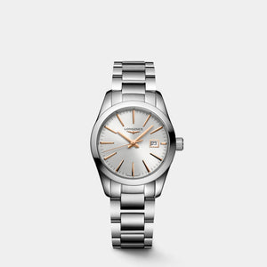 Conquest Classic 29.50mm - Silver Dial on Bracelet
