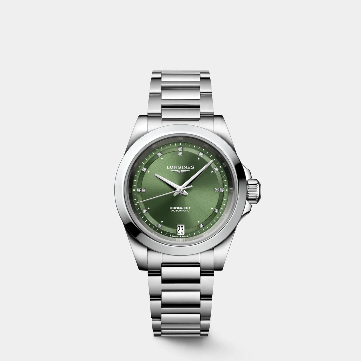 Longines | Conquest 34mm - Sunray Green Dial on Bracelet