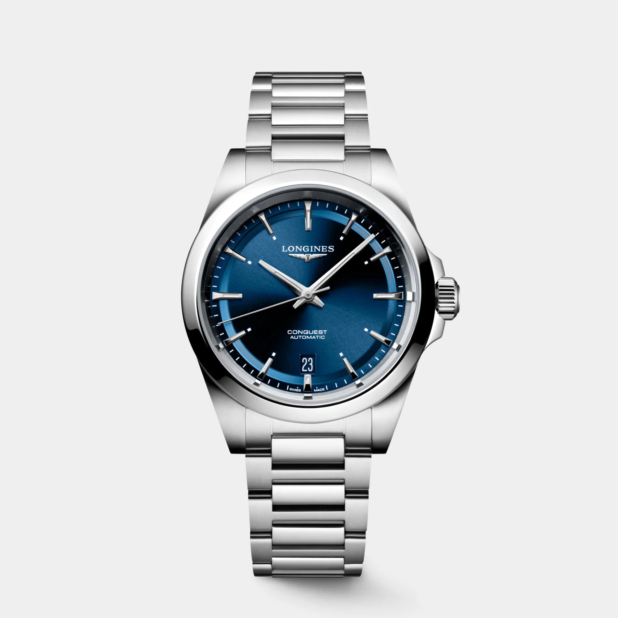 Conquest 38mm - Blue Dial on Bracelet