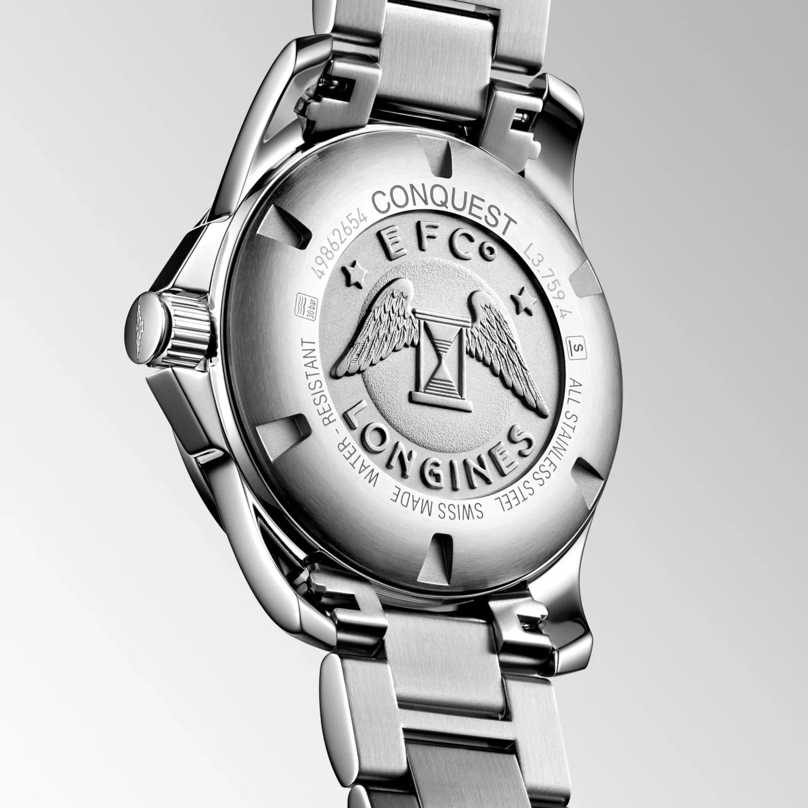 Conquest 41mm - Sunray Blue Dial on Bracelet