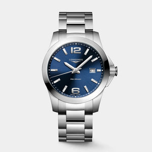 Conquest 41mm - Sunray Blue Dial on Bracelet