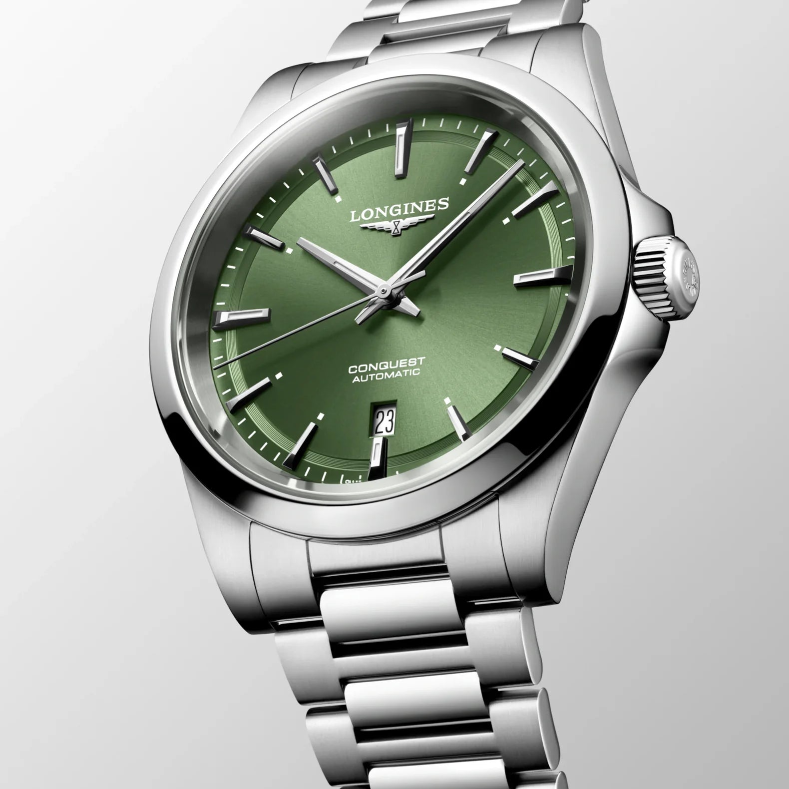 Conquest 41mm - Green Dial on Bracelet