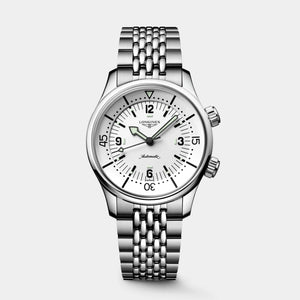 Legend Diver 39mm - White Dial on Bracelet