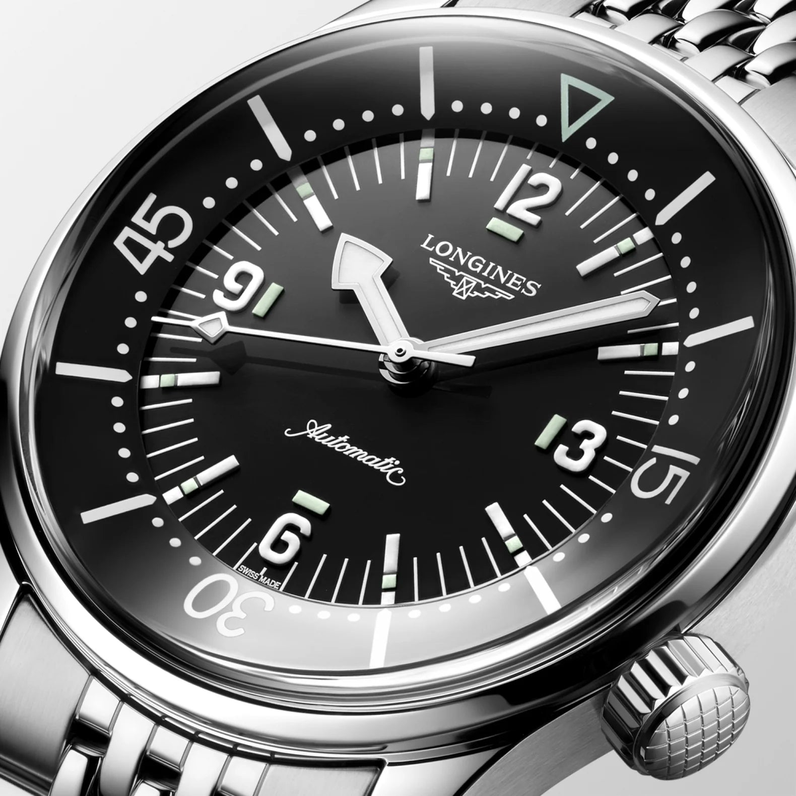 Legend Diver 39mm - Black Dial on Bracelet
