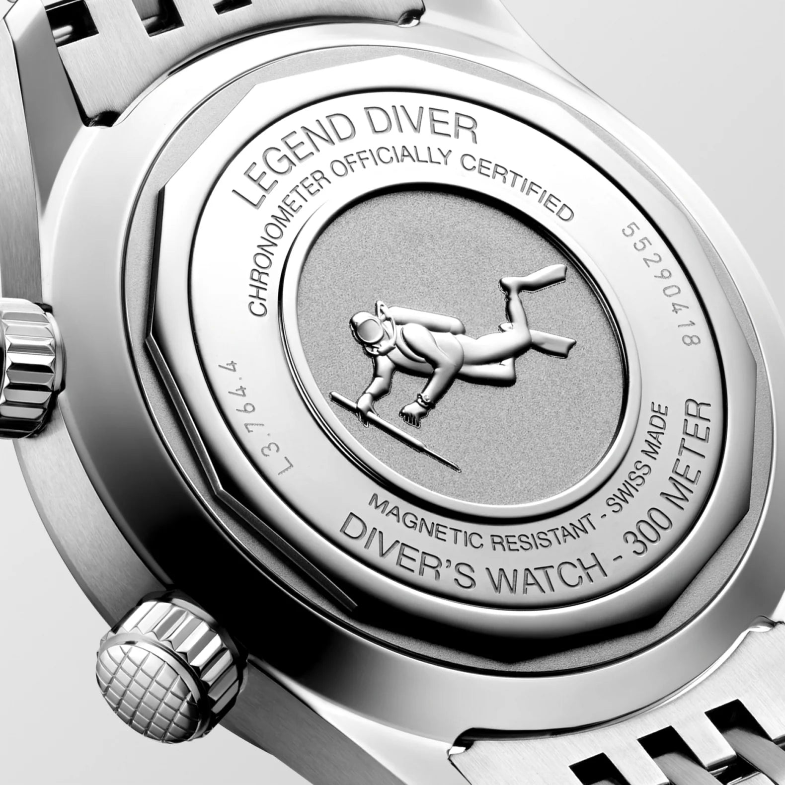 Legend Diver 39mm - Black Dial on Bracelet