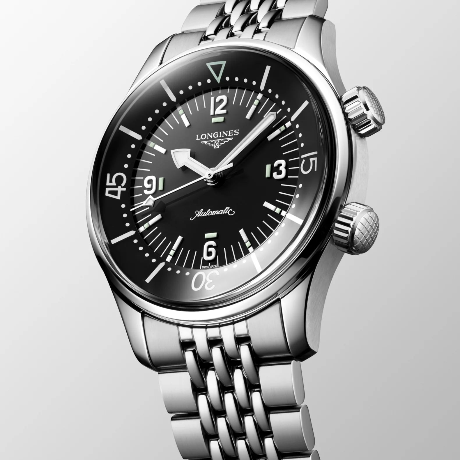 Legend Diver 39mm - Black Dial on Bracelet