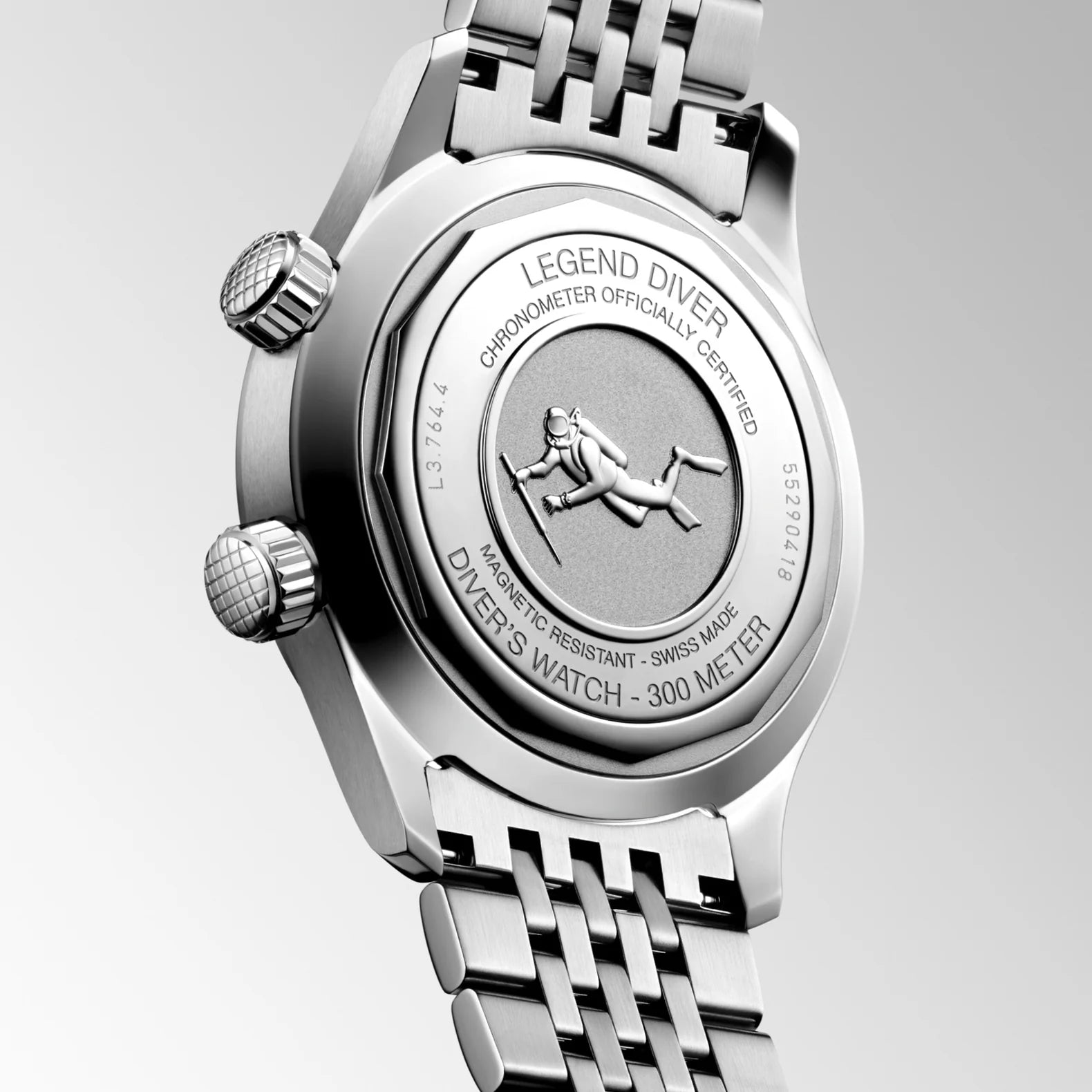 Legend Diver 39mm - Black Dial on Bracelet