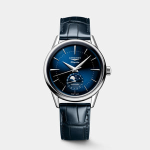 Flagship Heritage Moonphase 38.5mm - Blue Dial on Strap