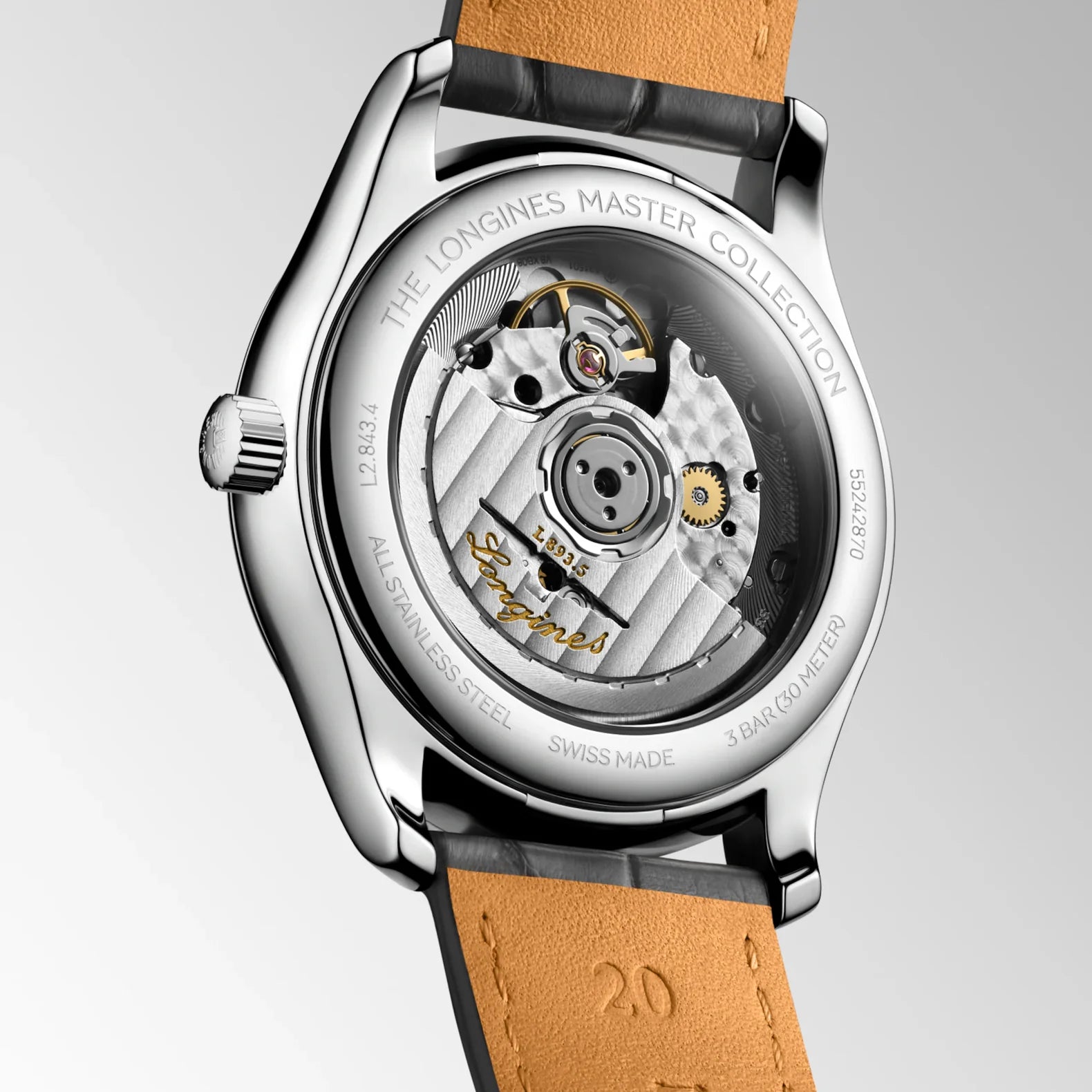 Master Collection 38.5mm - Salmon Dial on Strap