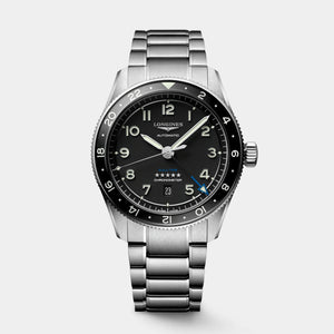 Spirit Zulu Time 42mm - Black Dial Black Bezel on Bracelet