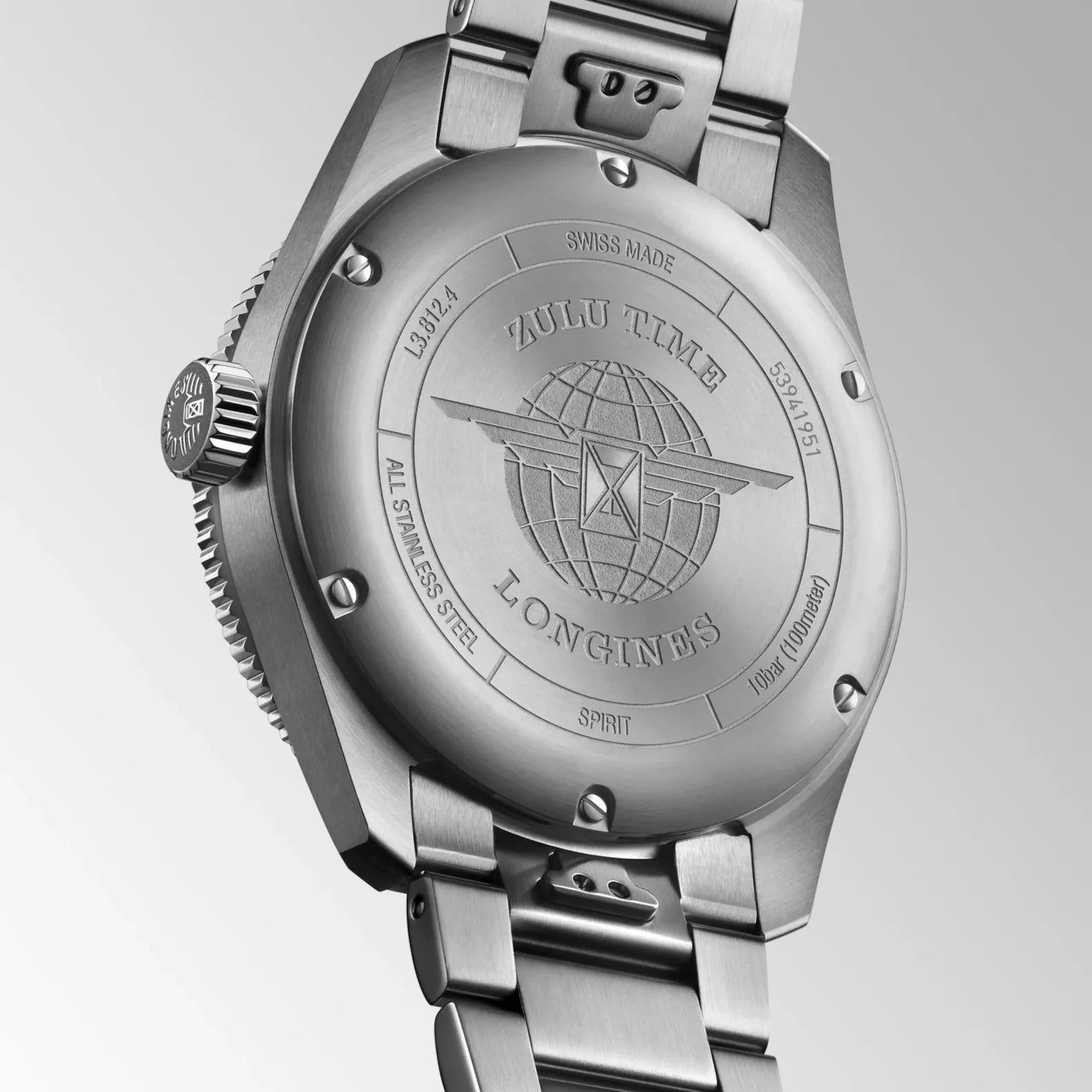 Spirit Zulu Time 42mm - Black Dial Green Bezel on Bracelet