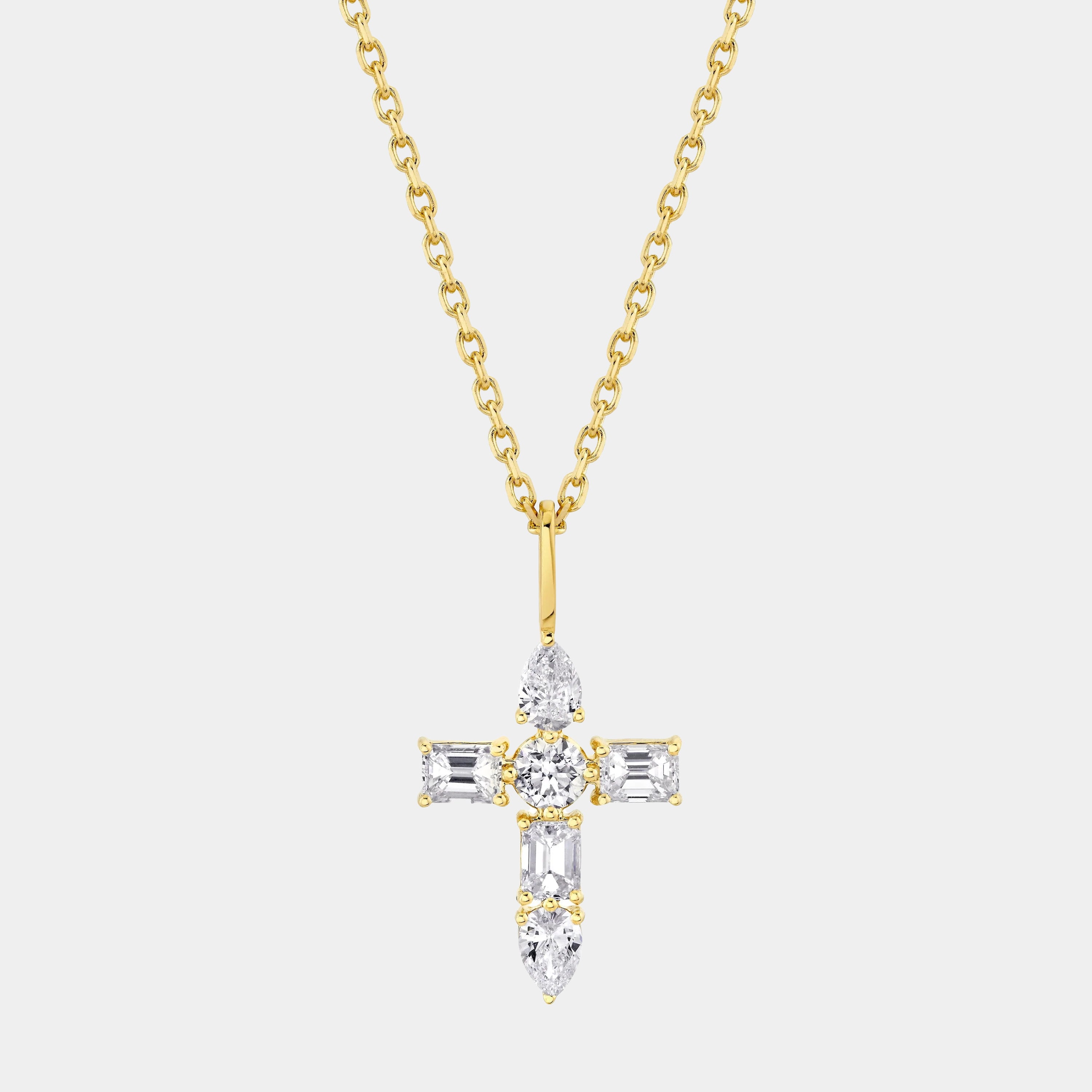 Montage Diamond Cross Pendant