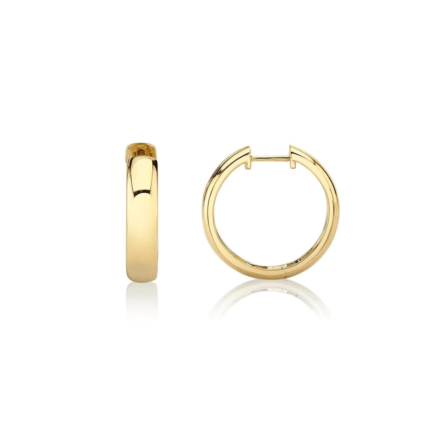 gold hoop earrings
