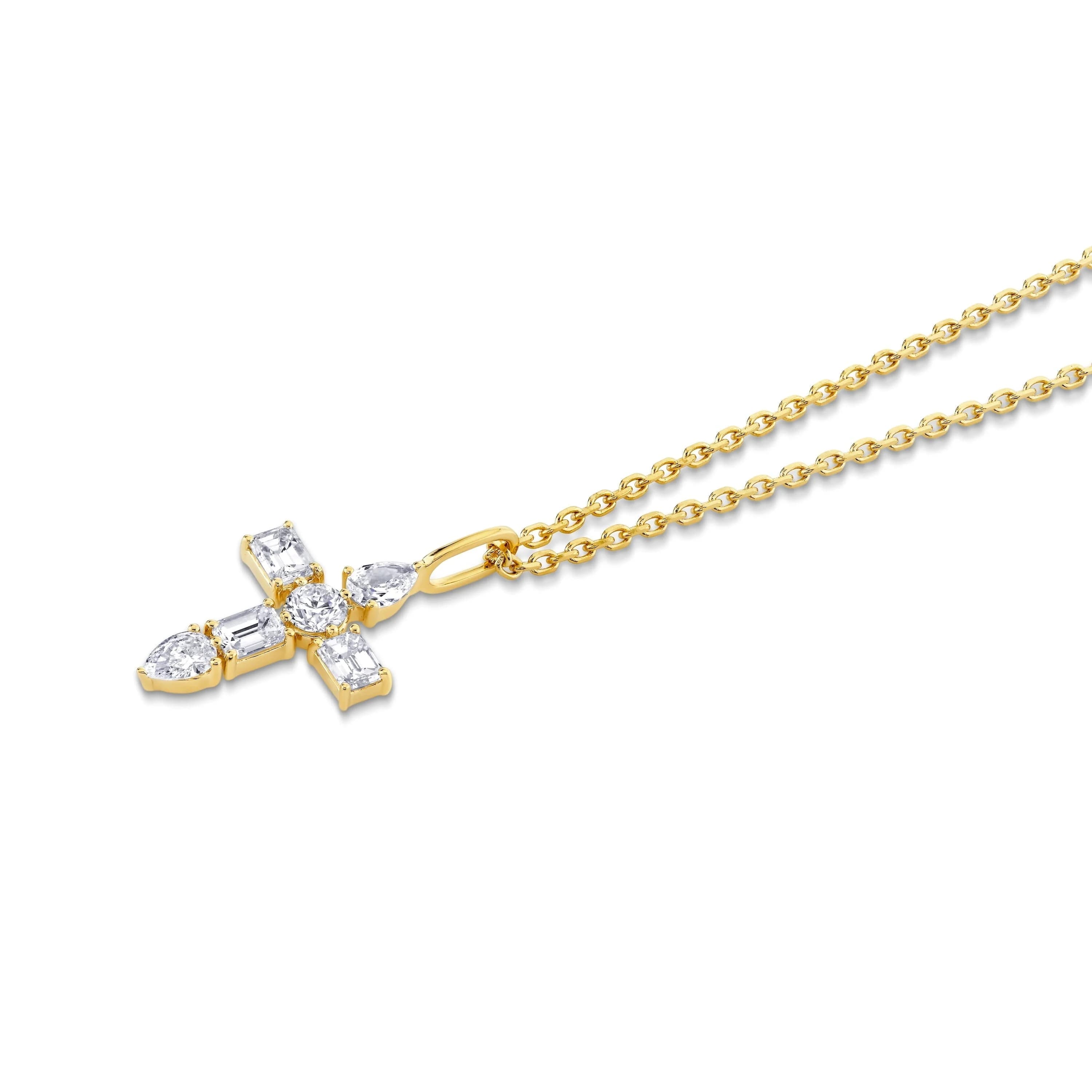 Montage Diamond Cross Pendant