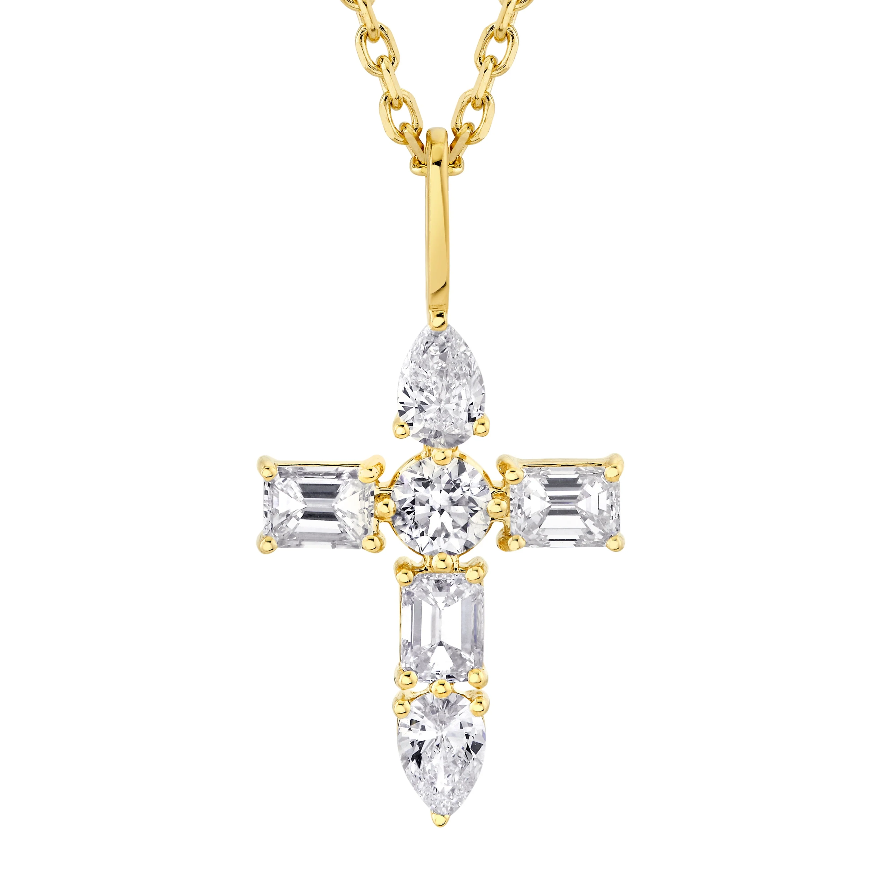 Montage Diamond Cross Pendant