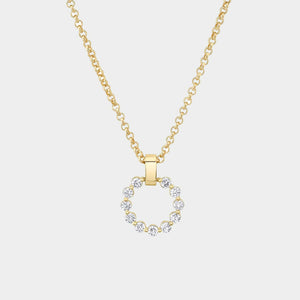 Cloud Diamond Pendant Necklace