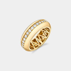 Orbit Split Band Fashion Ring with Diamonds