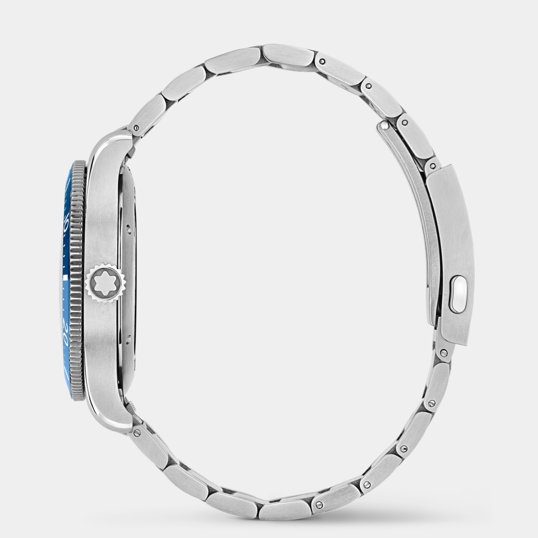 Iced Sea Automatic Date – Blue Glacier Dial On Bracelet