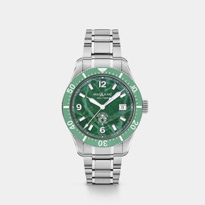 Iced Sea Automatic Date – Green Glacier Dial On Bracelet