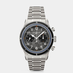 1858 Chronograph 0 Oxygen The 8000 – Grey Glacier Dial On Bracelet