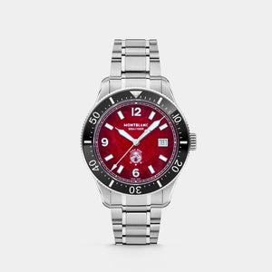 Iced Sea Automatic Date – Burgundy Glacier Dial On Bracelet