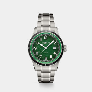 1858 Date 0 Oxygen - Green Dial On Bracelet