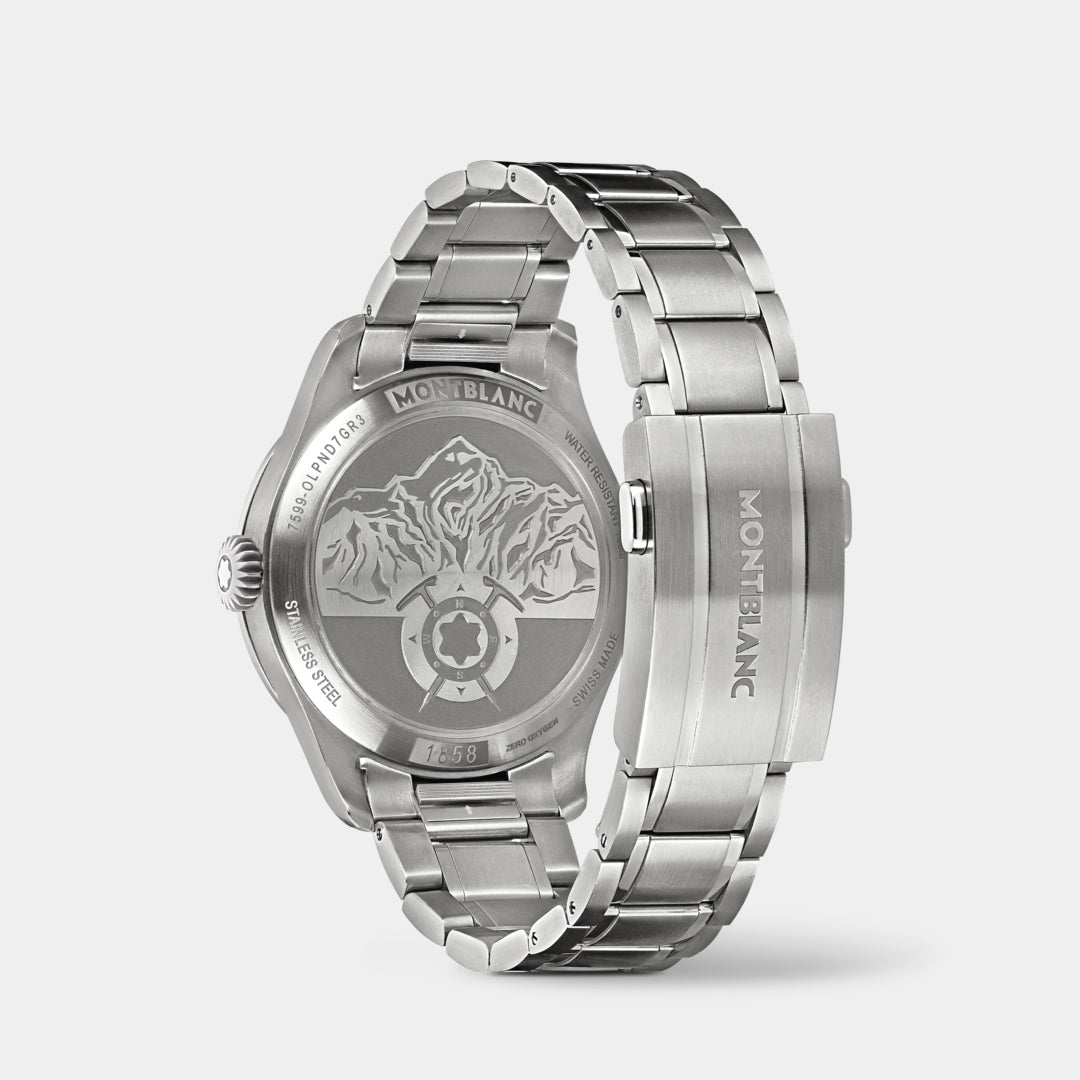 Montblanc | 1858 Date 0 Oxygen – Green Dial On Bracelet