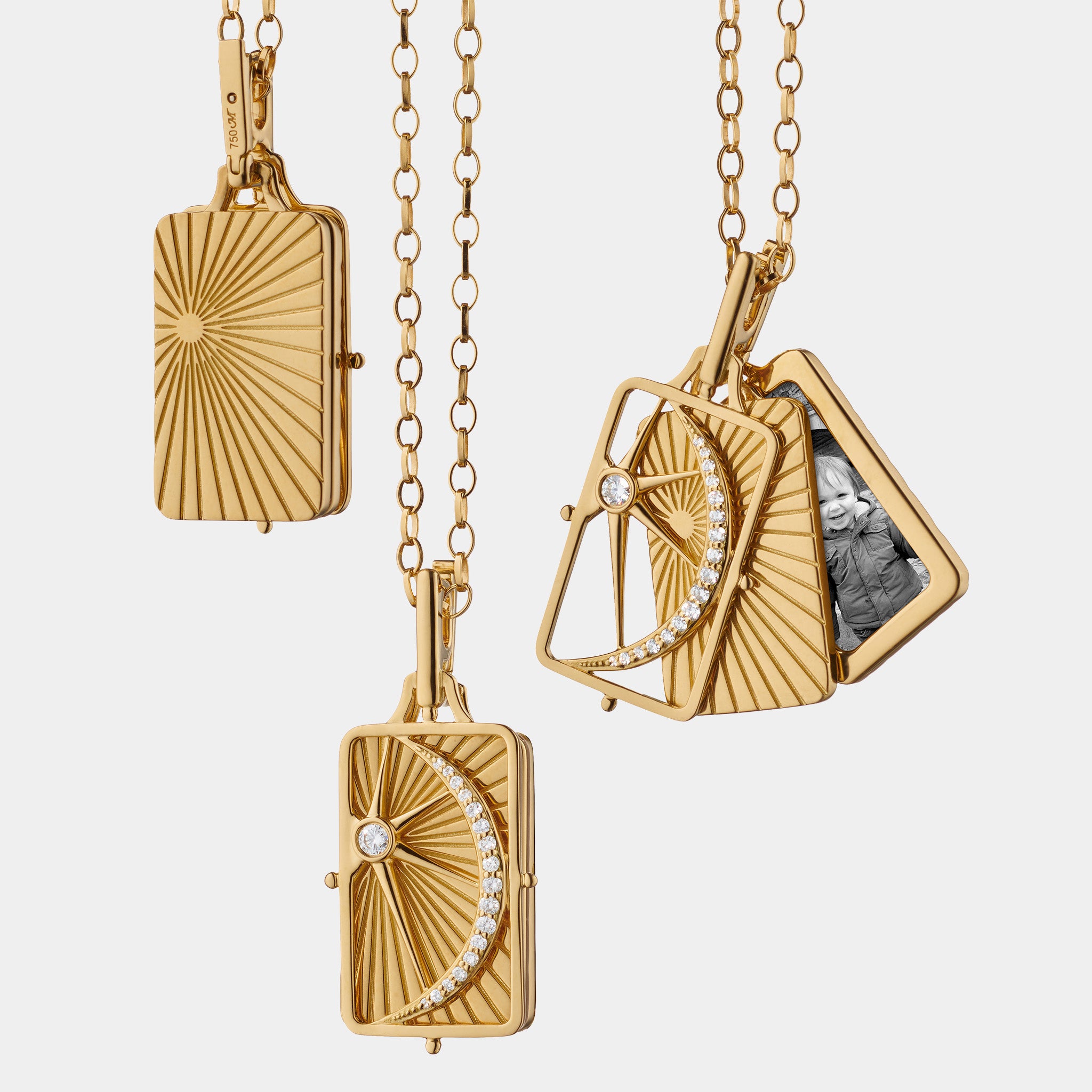 sun moon and stars locket