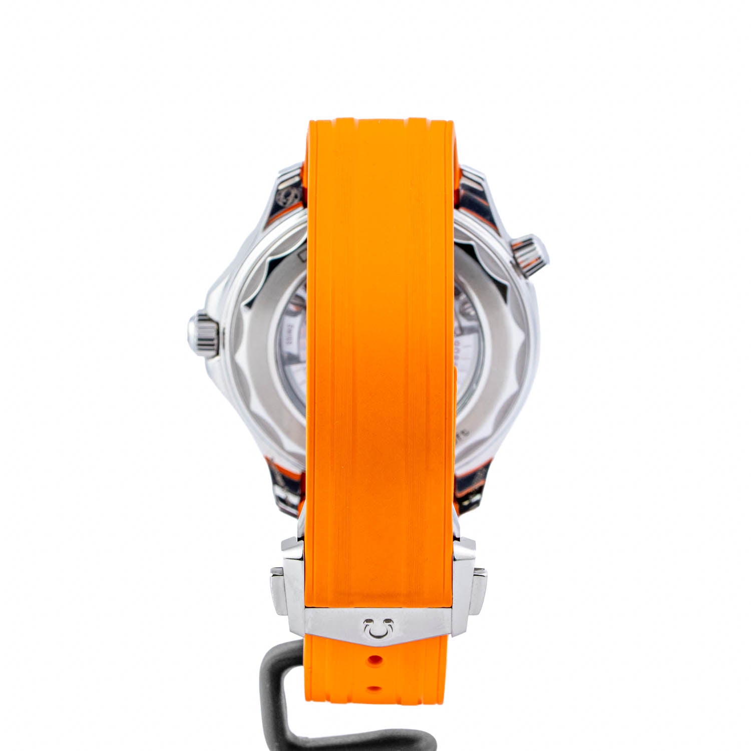 OMEGA Seamaster Diver 300M 42mm Black Dial Orange Rubber Strap – 210.32.42.20.01.006