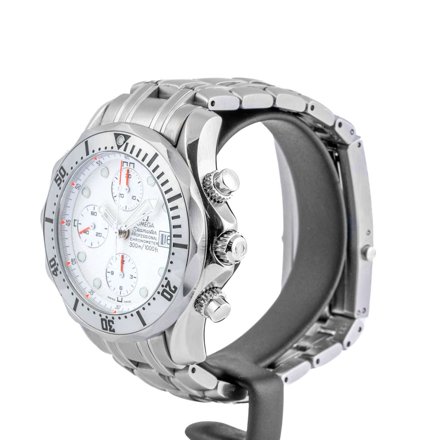 Omega Seamaster Professional 300M Chronograph 41.5mm White Dial - 2598.20.00
