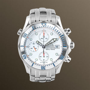 Omega Seamaster Professional 300M Chronograph 41.5mm White Dial - 2598.20.00