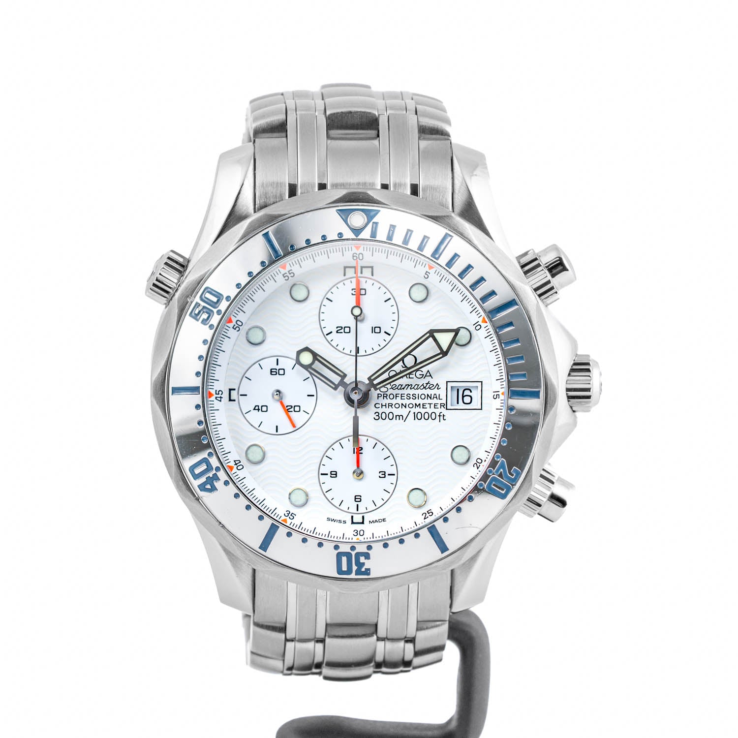 Omega Seamaster Professional 300M Chronograph 41.5mm White Dial - 2598.20.00