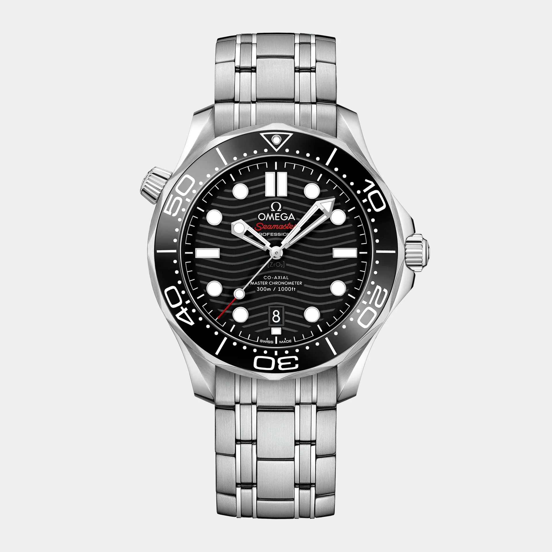 OMEGA Seamaster Diver 300M 自動巻き時計 OMEGA | Seamaster Diver 300M 42mm - Black Ceramic Dial on Bracelet