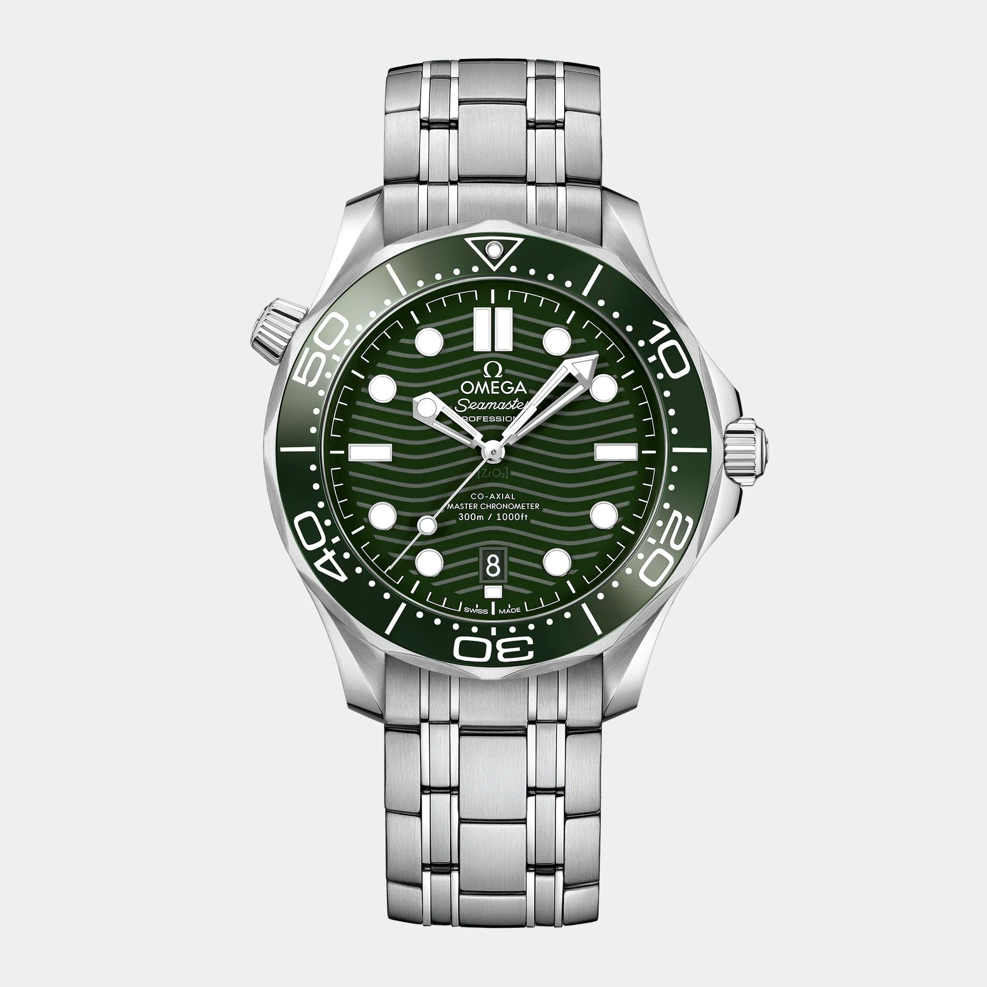 OMEGA Seamaster Diver 300M 42mm - Green Ceramic Dial on Bracelet