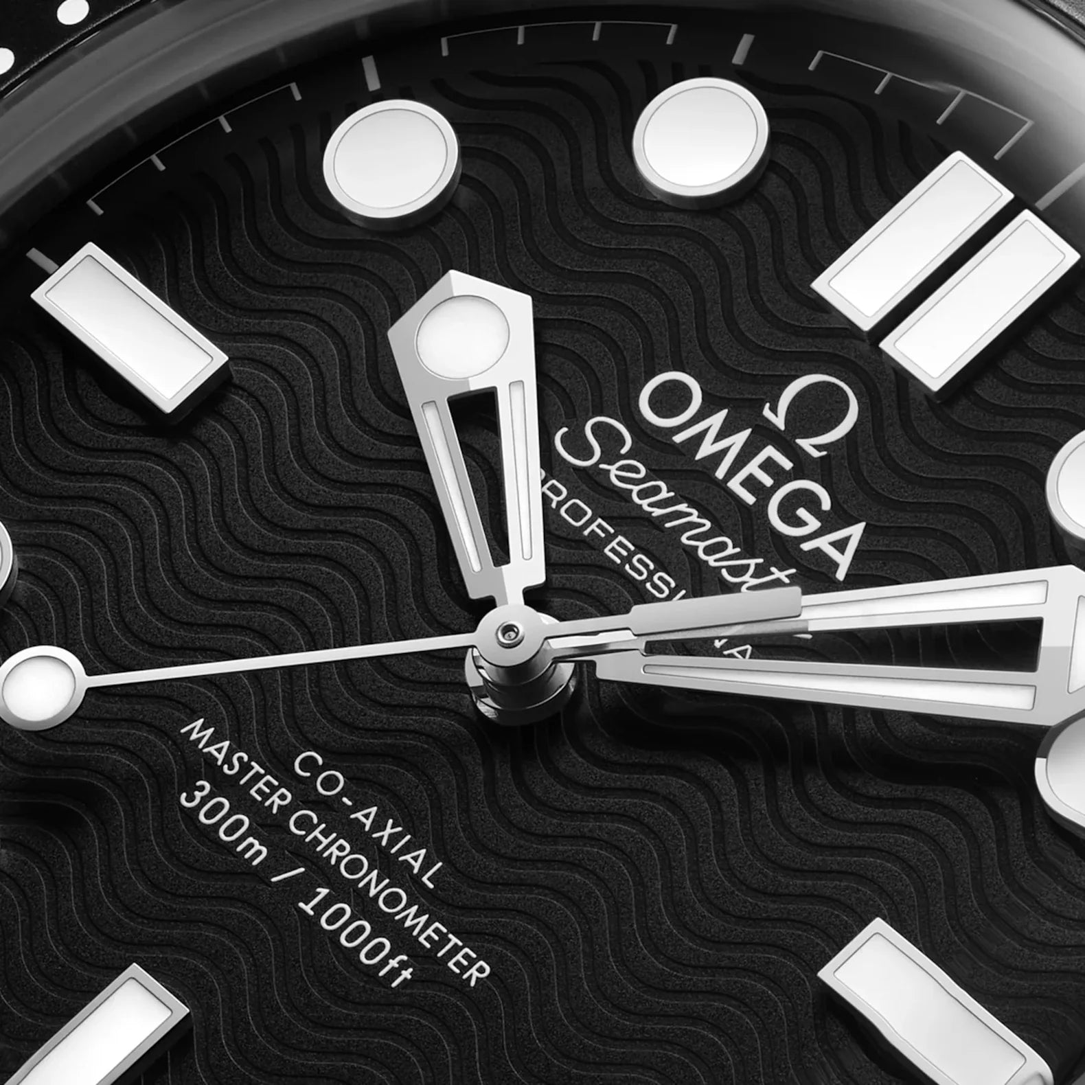 Seamaster Diver 300M 42mm - Black Dial on Rubber Strap