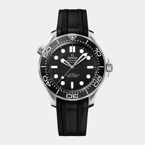 Seamaster Diver 300M 42mm - Black Dial on Rubber Strap