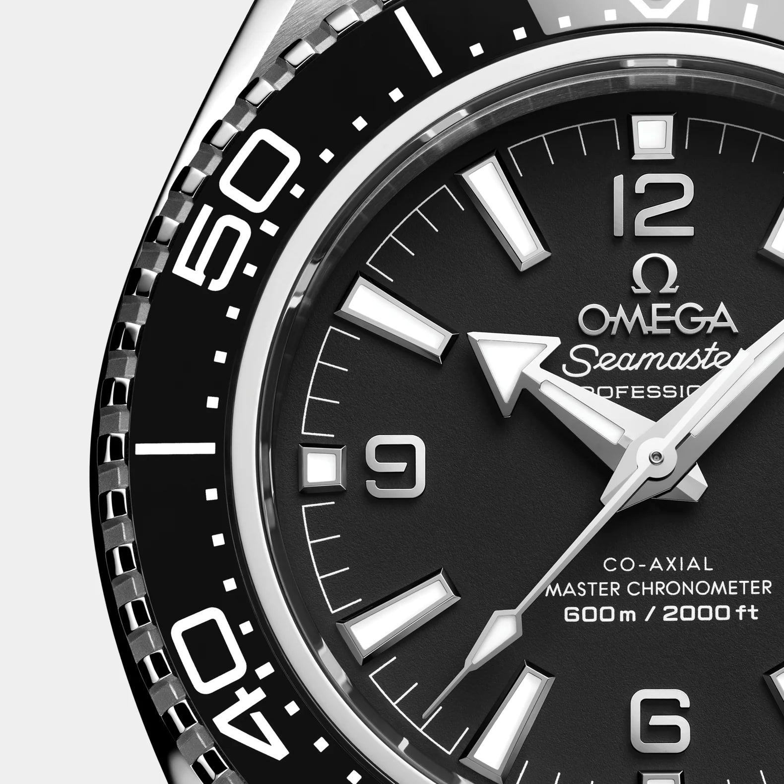 Seamaster Planet Ocean 42mm - Black Dial & Bezel on Rubber Strap