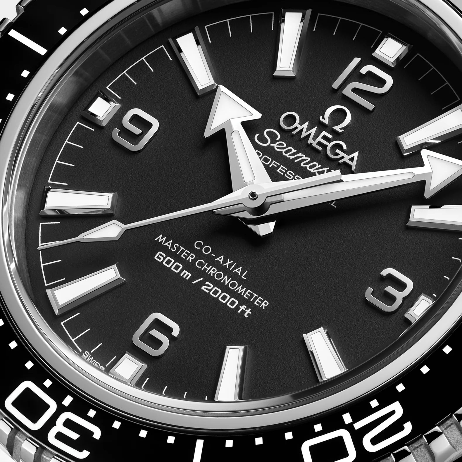 Seamaster Planet Ocean 42mm - Black Dial & Bezel on Rubber Strap